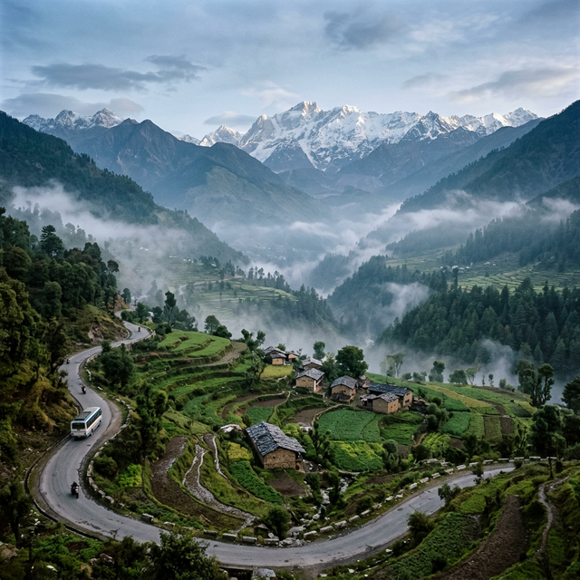 Himalayan Mountain Road